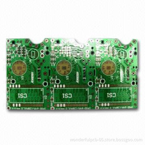 PCB with 2.0mm Thickness, Green Solder Mask, and White Legend
